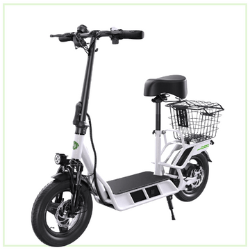 Electric Scooters With Seat and Basket