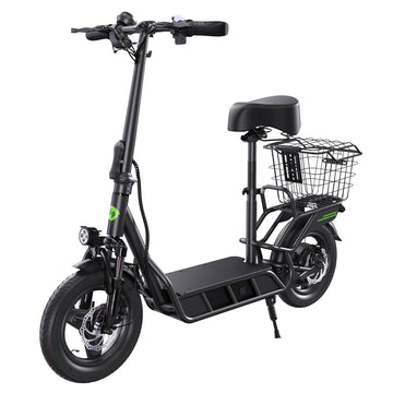 isinwheel Hyper X 700W Electric Scooter with Seat & Basket