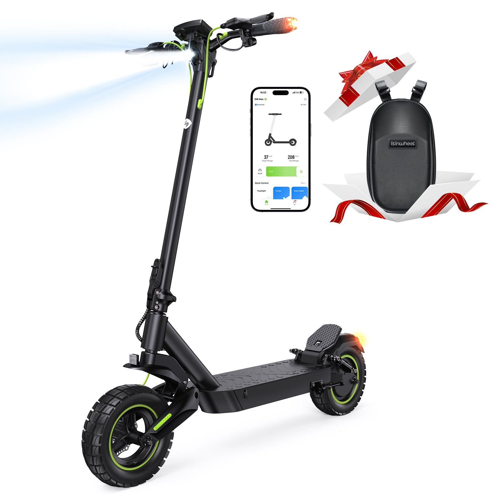 isinwheel S10Max 1000W High-End Commuting Electric Scooter