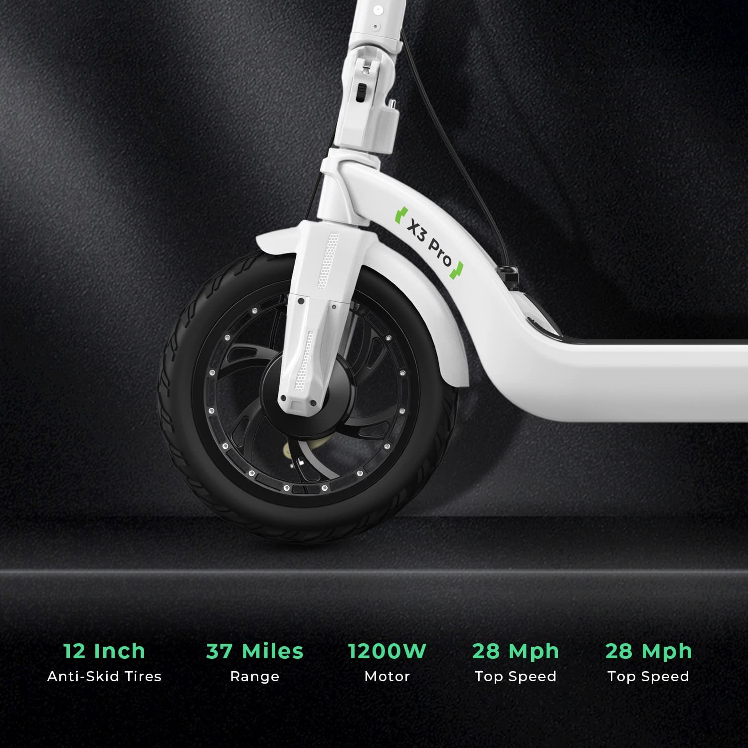 | X3Pro 1200W Scooter isinwheel Electric Commuting